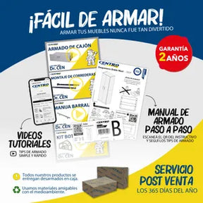 Despensero 2 Maxi Puertas Centro Estant DIS4 Blanco