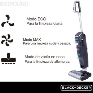 Aspiradora y Trapeadora Black & Decker Inalámbrica Duo Pro Max