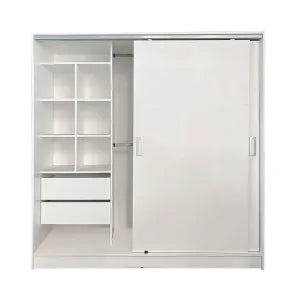 Placard 180x180 cm cubos Diseños Modernos Blanco