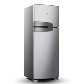 Heladera Whirlpool No Frost WRM39CK Top Mount Inox 340 lts