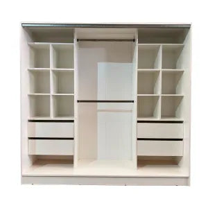 Placard 180x180 cm cubos Diseños Modernos Blanco