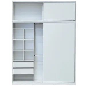 Placard Ropero Vestidor Puertas Corredizas con Baulera 180 x 235