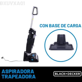 Aspiradora y Trapeadora Black & Decker Inalámbrica Duo Pro Max