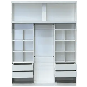 Placard Ropero Vestidor Puertas Corredizas con Baulera 180 x 235