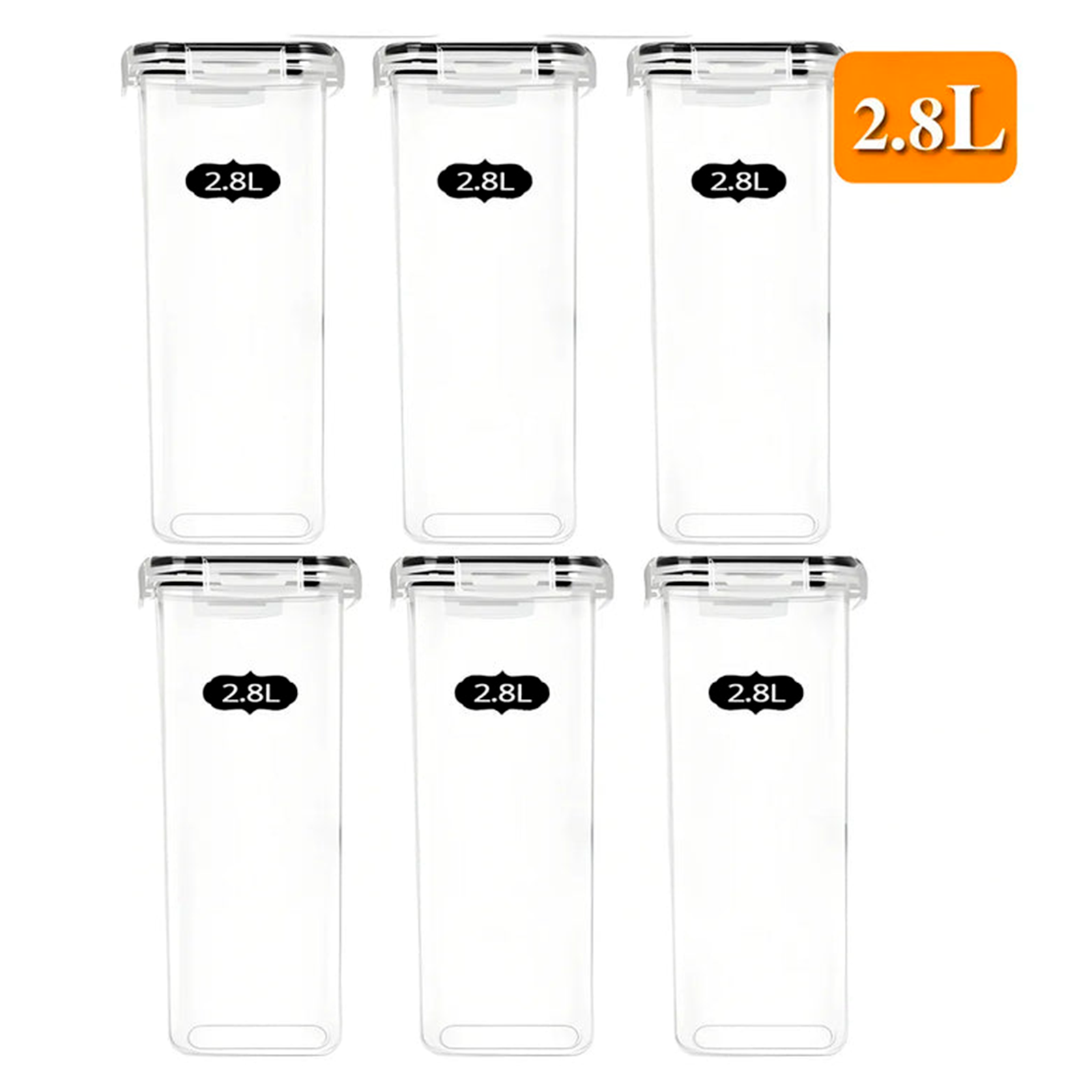 Kit x28 Contenedores Herméticos de Almacenamiento