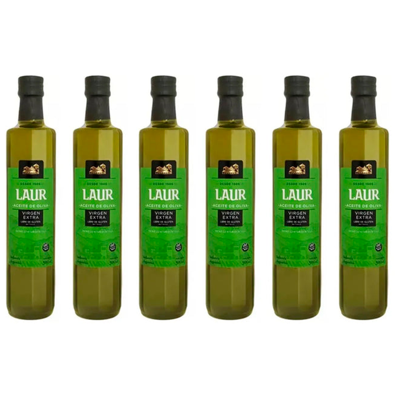 Aceite de Oliva Extra Virgen Laur 1L – Caja x6 Unidades (Cópia)