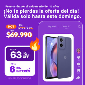 Celular Motorola E15 Fresh Lavender
