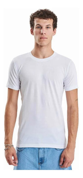 Pack X3 Remeras Básicas Slim El Don Hombre Algodón