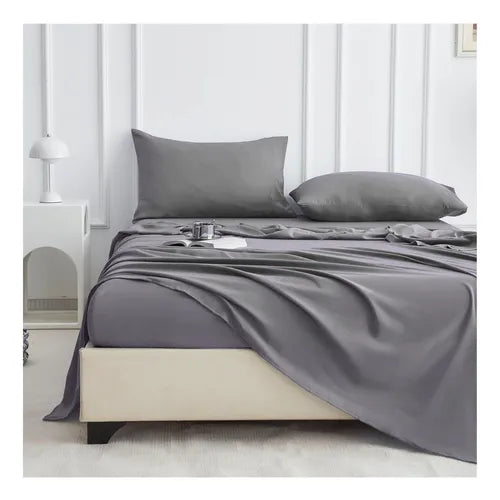 Kit x10 Juegos de Sábanas Ultra Suaves 2 Plazas – Diseño Liso