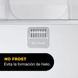 Heladera Whirlpool No Frost WRM39CK Top Mount Inox 340 lts