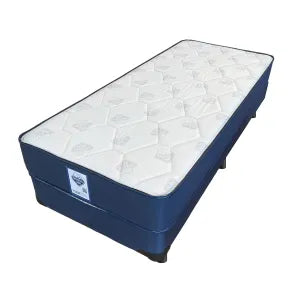 Colchón de Espuma y Sommier Spring Air 1 1/2 Plaza Prince 100x190cm