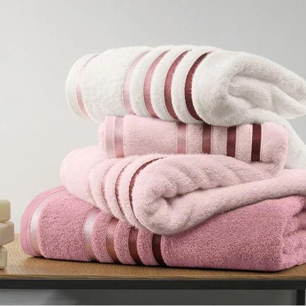 Kit de 10 Toallas Super Bañera de Alta Suavidad y Absorción + 5 Toallas de Rostro